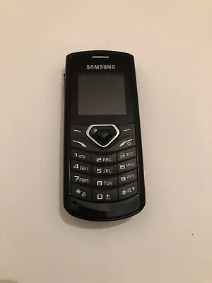 Samsung GT E1170 - Black (Orange) Mobile Phone • £10