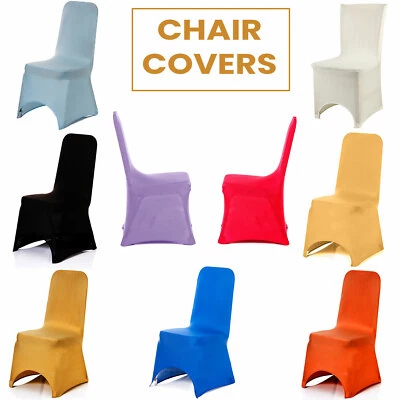 £195.99 • Buy Dining Room Chair Covers Spandex Stretch Slip SEAT Cover Removable Wedding Party