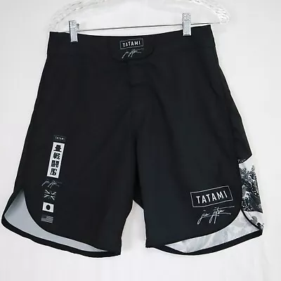 Tatami Fightwear Jiu-Jitsu Shorts Mens 30 Small Grappling MMA Training Black • $39.99