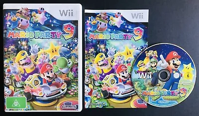 NINTENDO Wii MARIO PARTY 9 - AUS PAL VERSION - COMPLETE WITH INSTRUCTION MANUAL • $179.99
