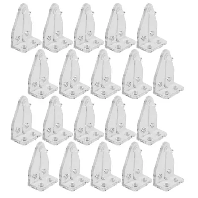 20 Pcs Curtain Tieback Hooks Hold Down Brackets Horizontal Blinds Blind Holder • £5.39