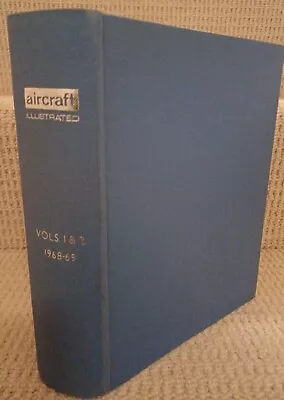 Aircraft Illustrated Vols 1 And 2 1968-1969 Published By Ian Allen • £14.99