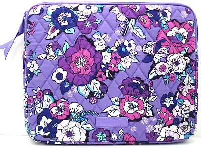 New Without Tag Vera Bradley Ipad Cotton Sleeve Cover Floral Print Light Purple  • $24.98