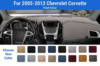 Dashboard Dash Mat Cover For 2005-2013 Chevrolet Corvette (Plush Velour) • $62.95