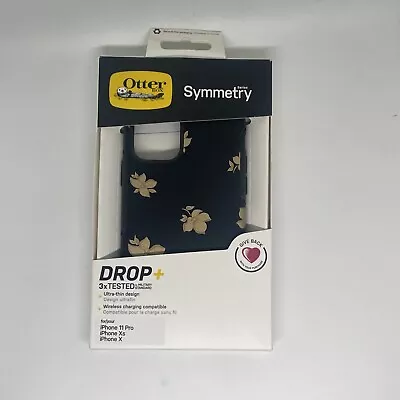 OTTERBOX 77-80298 Apple IPhone Symmetry Phone Case - Gold Flowers • $4.84