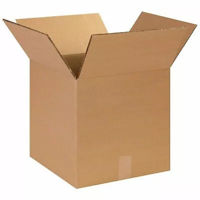 14 X 14 X 14  Corrugated Boxes (5 Pack) 200 LB. TEST • $17.99