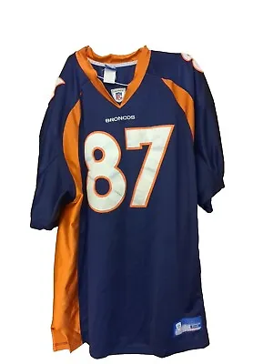 Denver Broncos Ed Mccaffrey NFL Equipment Reebok Vintage Jersey Size 58 (3XL) • $68