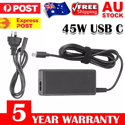 45W USB C Type-C AC Adapter Laptop Charger For Dell XPS 13 9350 9360 9370 9380 • $20.99