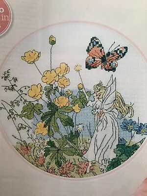 Fairy Wishes Fantasy Spring Garden Fairy Sampler Cross Stitch Design Chart • £1.69