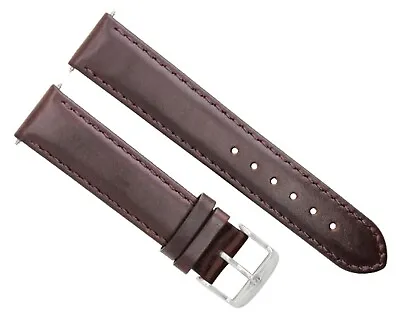 22mm Smooth Leather Watch Strap Band For Montblanc Timewalker Watch D/brown • $27.95