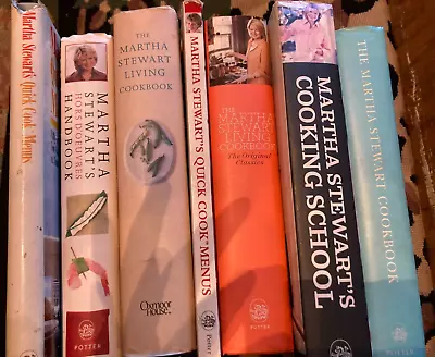 Martha Stewart Cookbook Collection   7  (6 Hardbacks And 1 Paperback)  ABTUC • $50