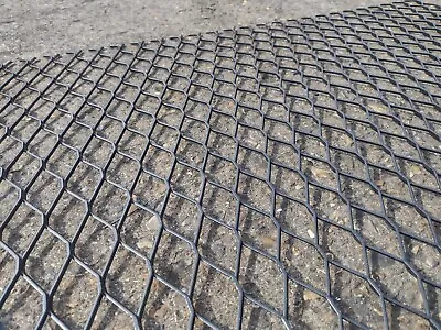 Large Expanded Metal MILD STEEL BBQ MESH - FLATTENED 1200mm X 600mm X 3mm • £29.99