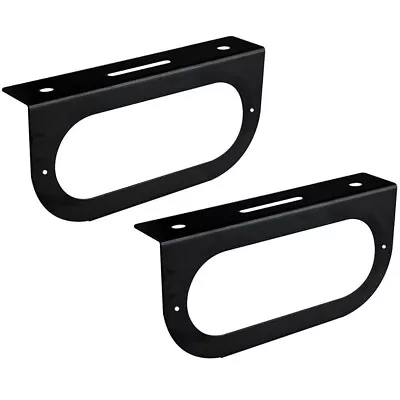 (2) 6  Inch Oval Brake Light Mounting Brackets RV Trailer • $19.95