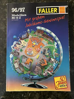 Faller Modellbau Catalog 1996/97 Model Railroad Accessories Complete All Scales • £12.52