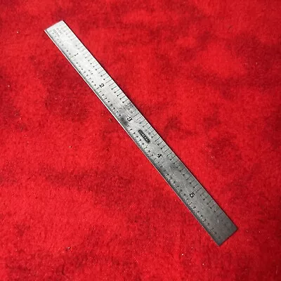 GENERAL TOOLS 6  STAINLESS MACHINIST RULER - USA (k6) • $5