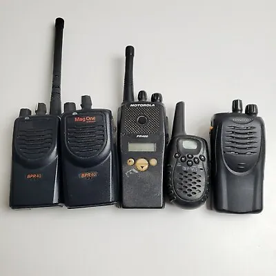 Kenwod Motorola Mag One Radios 5 Total (Untested) • $69