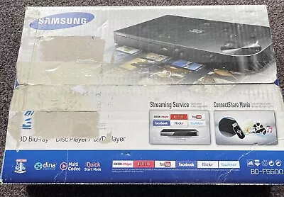 Samsung BD-F5500 Smart 3D Blu-Ray DVD Player USB HDMI • £100