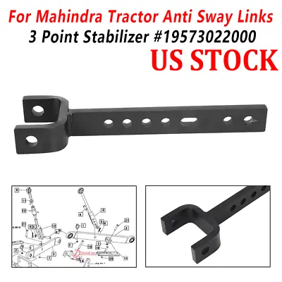 US Black For Mahindra Tractor 3 Point Stabilizer Replacement Part #19573022000 • $29.19