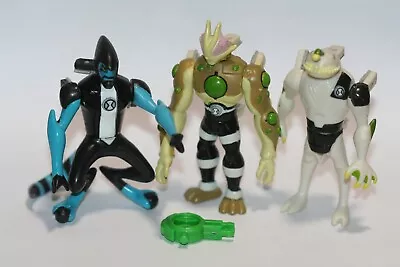 Ben 10 Figure CREATION CHAMBER FIGURES X3 & KEY LOT Cartoon Network Bandai • $19.99