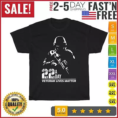 22 A Day Veteran Suicide Prevention Mental Health Awareness T Shirt Men Women • $11.87