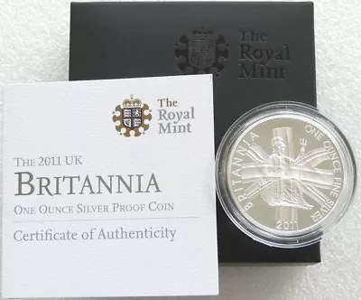 £31 • Buy 2011 Royal Mint Britannia £2 Two Pound Silver Proof 1oz Coin Box Coa Issue 2,500