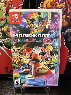 Mario Kart 8 Deluxe - Nintendo Switch - Cartridge + Case Tested Works  • $38