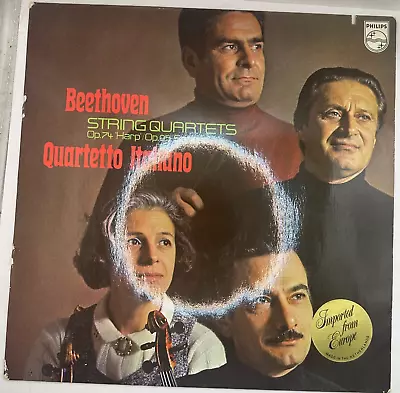 Quartetto Italiano Beethoven String Quartets LP Vinyl Record Album • $23.90