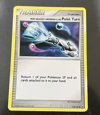 Team Galactic's Invention G-105 Poke Turn #118/127 Platinum Pokemon Tcg • $2.25