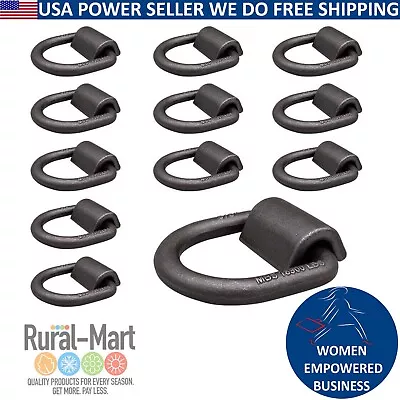 12PACK 5/8  Heavy Duty Weld-On Forged D Ring 18900 Lbs • $67.44