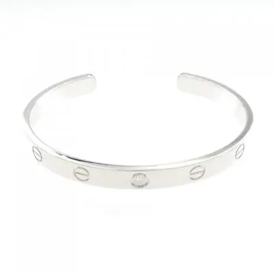 £3934.45 • Buy Authentic Cartier Love Open Bracelet 1P Bangle  #260-004-749-4459