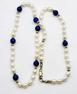 Gold Filled Pearl Necklace • $15