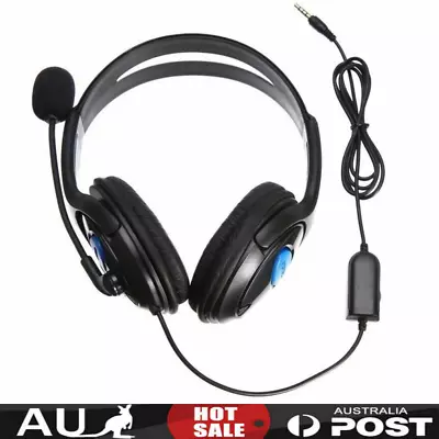 Wired Stereo Bass Surround Gaming Headset For PS4 New Xbox One PC With Mic • $15.27