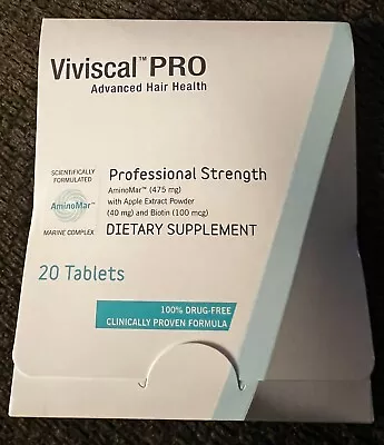 Viviscal Professional Hair Growth Supplement 20 Ct Tablets Exp. 11/2024 • $11.50