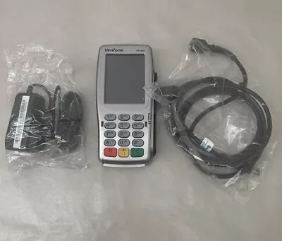 Verifone VX 280 Silver Credit Card Machine Terminal W/ Cable And Adapter  • $54.99