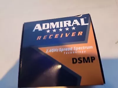 Admiral RX600SP 6-Channel DSMX Compatible Receiver With Stability Plus Gyro 2.4 • $60
