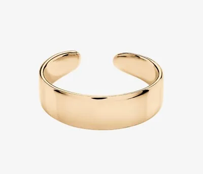 9ct Yellow Gold On Silver Chunky Toe Ring - Adjustable • £13.95