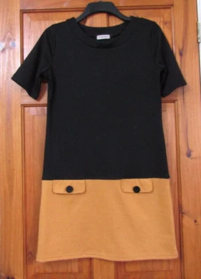 £18.99 • Buy Mod / 60s Drop Waist Dress Size 12 ( ZK 4 )