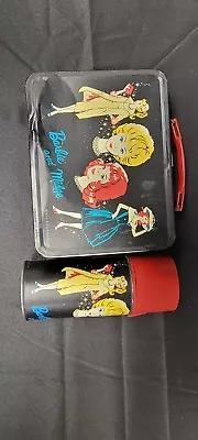 Barbie Metal Lunch Box Vintage Sixties With Thermos  • $154.65