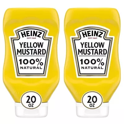 Heinz Yellow Mustard 20 Oz - 2 Pack • $10.95