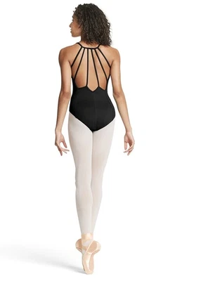 £15 • Buy Black Bloch / Mirella Applique Strap Back Camisole Leotard -  M2148LM - Large