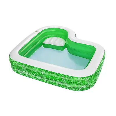 Bestway Family Pool Inflatable Paddling Swimming Outdoor Fun Green 2.31m X 0.51m • £19.50