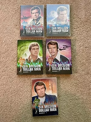 Universal The Six Million Dollar Man Complete Series DVD 5 Seasons Lee Majors • $50