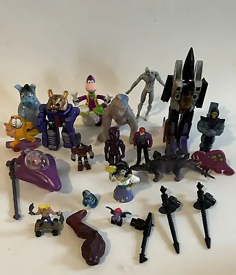 Lot Of Vtg 80's 90s Toys Figure Accessories Weapons Parts Transformers MASK MOTU • $25