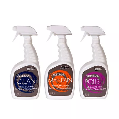 Artisan Maintain Polish & Clean Kit For Marble And Granite Care - 32oz • $43.20