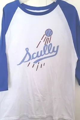 Los Angeles Dodgers Legend Vin  SCULLY  3/4 Sleeve Baseball Shirt Mens Xl. NEW. • $10