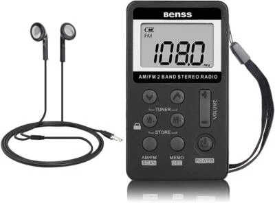 £17.99 • Buy Mini Radio Pocket AM FM Personal Radio DSP Digital Tuning Stereo
