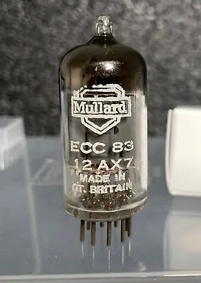 Mullard ECC83 / 12AX7 MC1 B7 #183 Dual Triode Tube Vintage Rare • $400