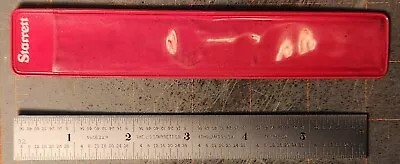 STARRETT No.C622R-6  6” Spring Tempered Steel Rule With Decimal Equivalents. USA • $34.99