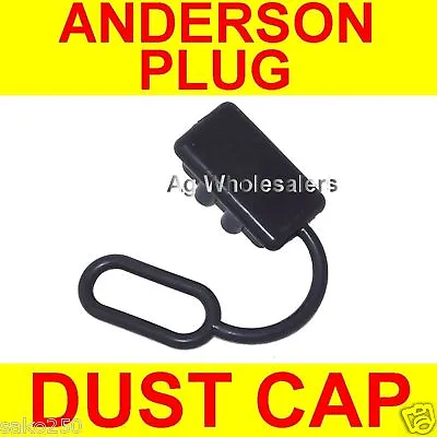 DUST CAP COVER BLACK ANDERSON PLUG 50 AMP DUAL BATTERY 50a • $1.96