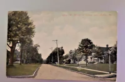 Vintage Postcard W Market St Looking West Mercer PA PM 1912 • $5.50